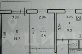 2-комн. квартира, 50,1 м²