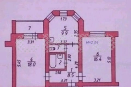 Продам двухкомнатную вторичку 59.0 м² этаж 6/10 город Сергиев Посад улица Молодежная 8в Сергиево-Посадский г. о.